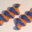 Orange/Blue Tube Twists