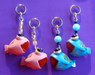 Pink and Blue Kissing Fish